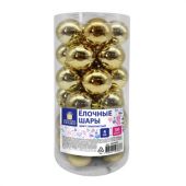 Шары ёлочные 30 шт., 4 см, "Solid Color", пластик, ЗОЛОТО, глянец, ЗОЛОТАЯ СКАЗКА, 592497 Шары ёлочные 30 шт., 4 см, "Solid Color", пластик, ЗОЛОТО, глянец, ЗОЛОТАЯ СКАЗКА, 592497