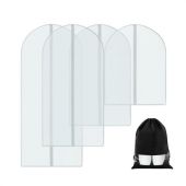 Чехлы для хранения одежды на молнии, КОМПЛЕКТ 12 шт. + 1 чехол + 2 сумки для обуви в подарок, SHAMAANI (ШАМААНИ), 609595