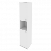 Style Шкаф высокий узкий левый Л.СУ-1.5 (L) Белый 412*410*1980