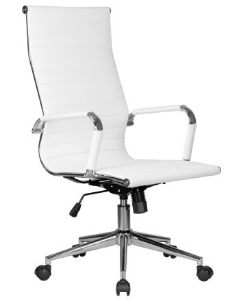 Офисное кресло для руководителей DOBRIN CLARK SIMPLE, белый