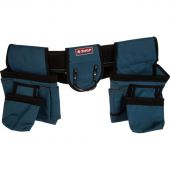 Пояс для инстр. ЗУБР ЭКСПЕРТ, держатель для молотка, 18 карманов 38640