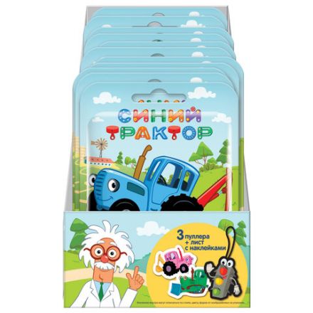 Набор игровой (пуллеры и наклейки) СИНИЙ ТРАКТОР, АССОРТИ, КФ, УТ62351 Набор игровой (пуллеры и наклейки) СИНИЙ ТРАКТОР, АССОРТИ, КФ, УТ62351