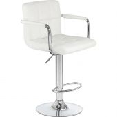 Стул барный LO_DOBRIN KRUGER ARM LM-5011_CH-M_EL белый Стул барный LO_DOBRIN KRUGER ARM LM-5011_CH-M_EL белый