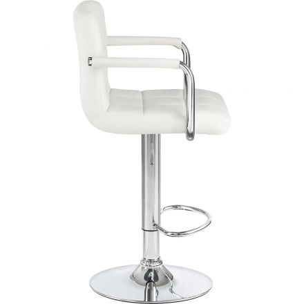 Стул барный LO_DOBRIN KRUGER ARM LM-5011_CH-M_EL белый Стул барный LO_DOBRIN KRUGER ARM LM-5011_CH-M_EL белый