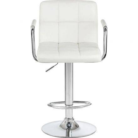 Стул барный LO_DOBRIN KRUGER ARM LM-5011_CH-M_EL белый Стул барный LO_DOBRIN KRUGER ARM LM-5011_CH-M_EL белый