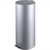 Урна с педалью стальная, серый, 300х710мм, объем 50л