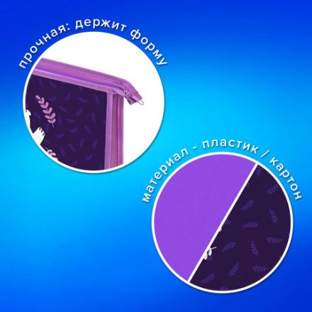 Папка для тетрадей ПИФАГОР А4, 1 отделение, картон/пластик, на молнии, "Happy bear", 272126 Папка для тетрадей ПИФАГОР А4, 1 отделение, картон/пластик, на молнии, "Happy bear", 272126