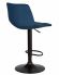 Набор 2 шт Стул барный DOBRIN TAILOR BLACK, синий велюр (MJ9-117)