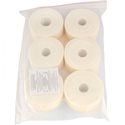 Бинт самофикс эласт 8смх20м, белый, зип-пакет, 6шт/уп