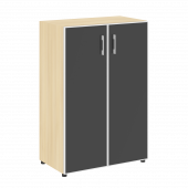 Yalta Шкаф LT.ST-2.4 R black Акация/Стекло black 800*450*1195