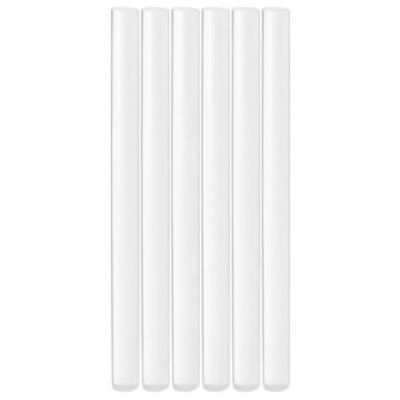 Клеевые стержни, диаметр 7 мм, длина 100 мм, прозрачные, комплект 6 шт., BRAUBERG, европодвес, 670291