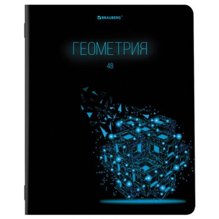 Тетради предметные, КОМПЛЕКТ 12 ПРЕДМЕТОВ, 48 листов, глянцевый УФ-лак, BRAUBERG, "DARK", 404028