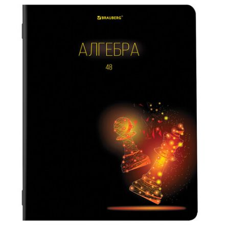 Тетради предметные, КОМПЛЕКТ 12 ПРЕДМЕТОВ, 48 листов, глянцевый УФ-лак, BRAUBERG, "DARK", 404028