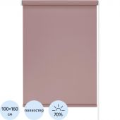 Рулонная штора SKR_ Лайт цвет нюдовый 100х160см,арт. 7682100160