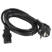 Кабель питания для компьютеров, электроприборов и бытовой техники SONNEN, длина 1,8 м, черный, 513563 Кабель питания для компьютеров, электроприборов и бытовой техники SONNEN, длина 1,8 м, черный, 513563