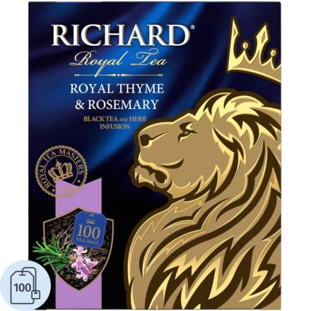 Чай Richard Royal Thyme&Rosemary черный, 100 пак  13938