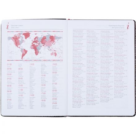 Ежедневник недатированный Альт Caiman искусственная кожа А5 136 листов коричневый (золотистый обрез, 145х205 мм)