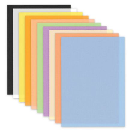 Цветная бумага ТИШЬЮ 17 г/м2, А4 (210х297 мм), 20 листов, 10 цветов пастель, в папке, BRAUBERG, 116497