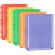 Папки-файлы с перфорацией БОЛЬШОЙ ВМЕСТИМОСТИ до 250 листов, ЦВЕТНЫЕ, А4, КОМПЛЕКТ 5 шт., STAFF, 274081