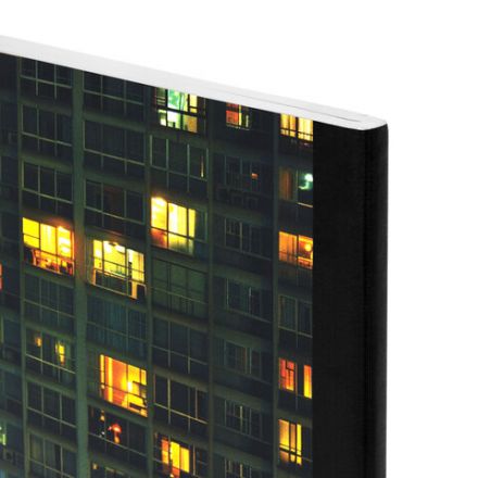 Тетрадь А4 96 л. BRAUBERG, на сшивке с корешком, клетка, обложка картон, "Многоэтажки", 405285