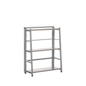 Стеллаж раскладной Leset Пако 800 трапеция, Серый
