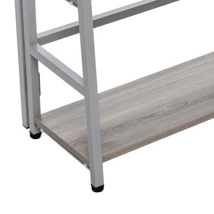Стеллаж раскладной Leset Пако 800 трапеция, Серый