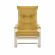 Кресло-трансформер Leset Оливер, Слоновая кость, V28 желтый, Ткань Велюр