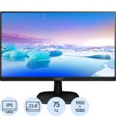 Монитор Philips 243V7QDSB 23.8/IPS/FHD/75Hz/250cd/4ms/VGA/DVI/HDMI