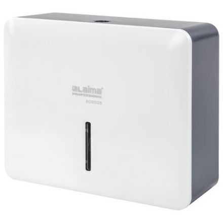 Диспенсер для полотенец LAIMA PROFESSIONAL SUPER (Система H2), Z-сложения, ABS-пластик, белый, 609505