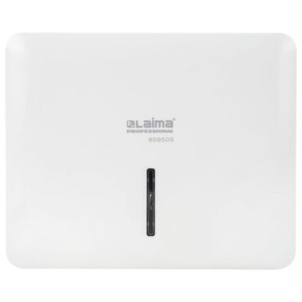 Диспенсер для полотенец LAIMA PROFESSIONAL SUPER (Система H2), Z-сложения, ABS-пластик, белый, 609505
