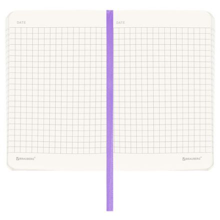 Блокнот МАЛЫЙ ФОРМАТ (91х140 мм) А6, BRAUBERG ULTRA, под кожу, 80 г/м2, 96 л., клетка, сиреневый, 113026 Блокнот МАЛЫЙ ФОРМАТ (91х140 мм) А6, BRAUBERG ULTRA, под кожу, 80 г/м2, 96 л., клетка, сиреневый, 113026