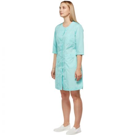Халат для медицинского персонала жен. М20 ХЛ морская волна(р.60-62) 158-164
