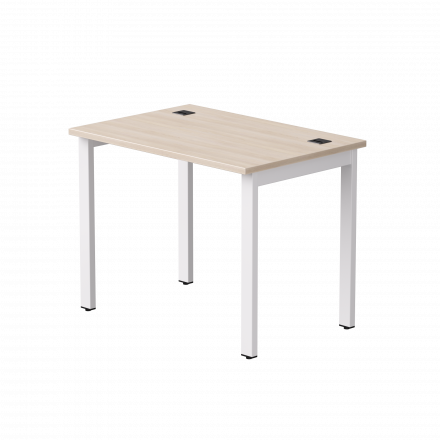 Стол прямой Everprof EVO на металлокаркасе 980х670х755 мм Дуб Соната/Белый