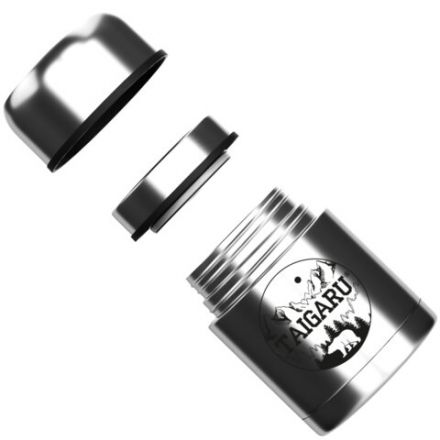 Термос 0,6л FOOD, для еды/напитков с широким горлом, нержавеющая сталь SUS304, серебристый, TAIGARU (ТАЙГАРУ), 700324