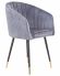 Стул обеденный DOBRIN MARY, серый велюр (1922-19)