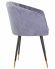 Стул обеденный DOBRIN MARY, серый велюр (1922-19)