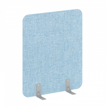 R-line soft Перегородки на металлических опорах на фетровых подпятниках AP.F-80-120 Romeo 09/Серый металл 800*18*1200