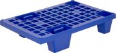 Паллет 600х400х130 (перфорированный на ножках) синий Паллет 600х400х130 (перфорированный на ножках) синий