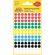 Этикетки самоклеящиеся  точки, 3090,  d=8mm,разноцветные, 416шт/уп