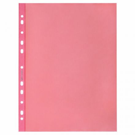 Папки-файлы перфорированные КРАСНЫЕ А4 BRAUBERG, комплект 100 шт., гладкие, 35 мкм, 272677 Папки-файлы перфорированные КРАСНЫЕ А4 BRAUBERG, комплект 100 шт., гладкие, 35 мкм, 272677