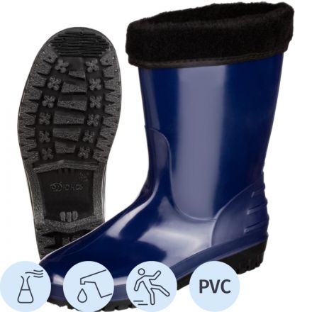 Сапоги женские цв.т.синий мод 260 У (р.38) (247) ПВХ утепленные Сапоги женские цв.т.синий мод 260 У (р.38) (247) ПВХ утепленные