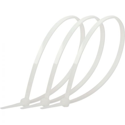 Стяжка (хомут) ЭРА нейлоновая 2.5 х 150 мм белая (100 шт/уп) NO-225-147