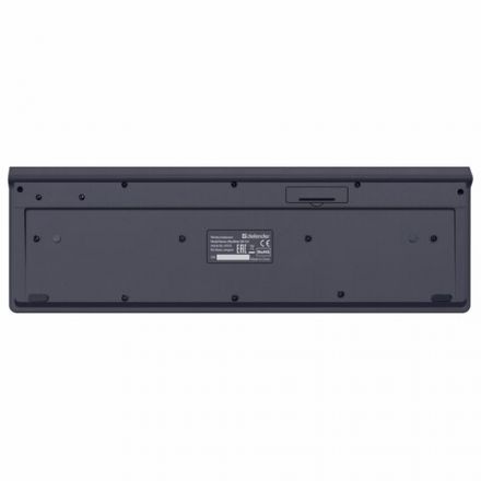 Клавиатура беспроводная DEFENDER UltraMate SM-535 RU, USB, 108 клавиш, 2,4 Ghz, черная, 45535