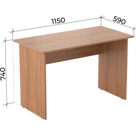 Стол письменный Easy LT Оптима 1150х590х740 орех new 16/16