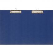 Папка-планшет Attache A3 горизонтальный, с двумя зажимами синий