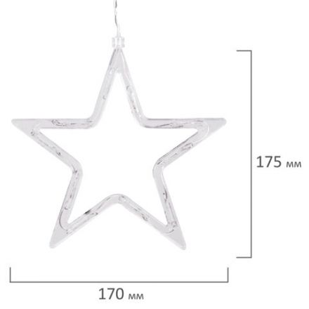 Электрогирлянда-занавес комнатная "Звезды, луна", 3х0,8 м,120 LED, тёплый белый, 220 V, контроллер, ЗОЛОТАЯ СКАЗКА, 591360