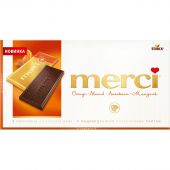 Шоколад Merci Апельсин-миндаль, 100г Шоколад Merci Апельсин-миндаль, 100г