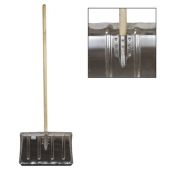 Лопата снеговая 49х30см, алюминиевая усиленная ребрами жесткости, ДЕРЕВЯННЫЙ черенок 120см, армирующая металлическая планка на клепках, ЛТСЕ Лопата снеговая 49х30см, алюминиевая усиленная ребрами жесткости, ДЕРЕВЯННЫЙ черенок 120см, армирующая металлическая планка на клепках, ЛТСЕ