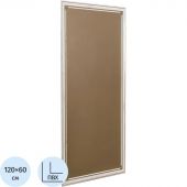 Зеркало МГЛ_ настенное 121Б (600x1200) багет ПВХ белый