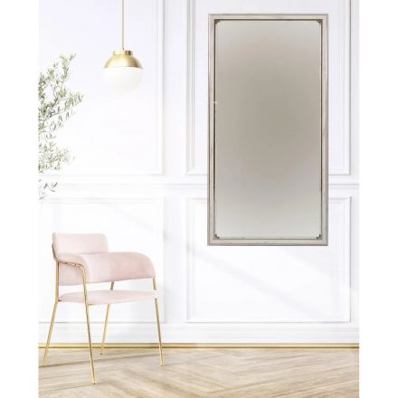 Зеркало МГЛ_ настенное 121Б (600x1200) багет ПВХ белый